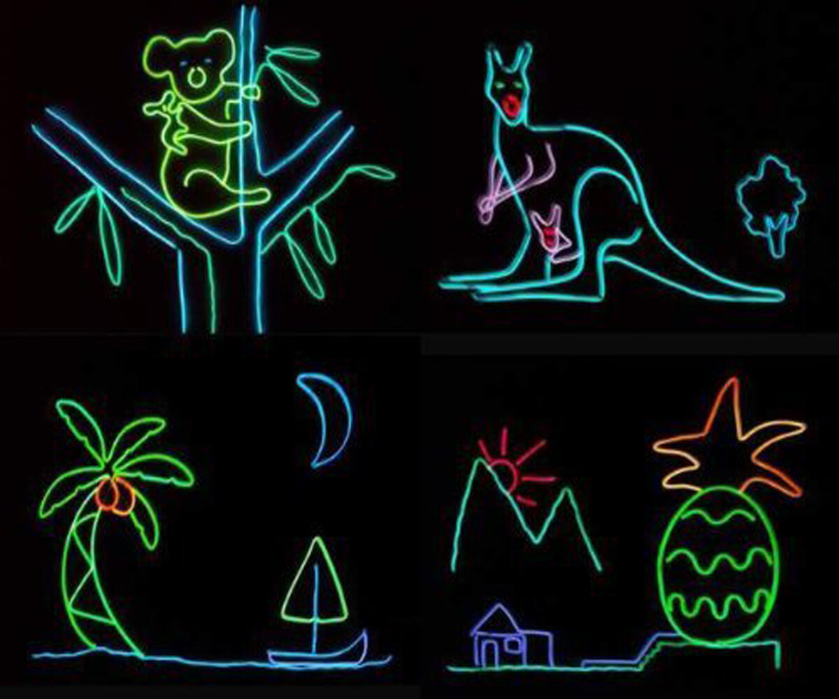 Neon LED Light Glow EL Wire String Strip Rope Tube Decor Car Party + Controller