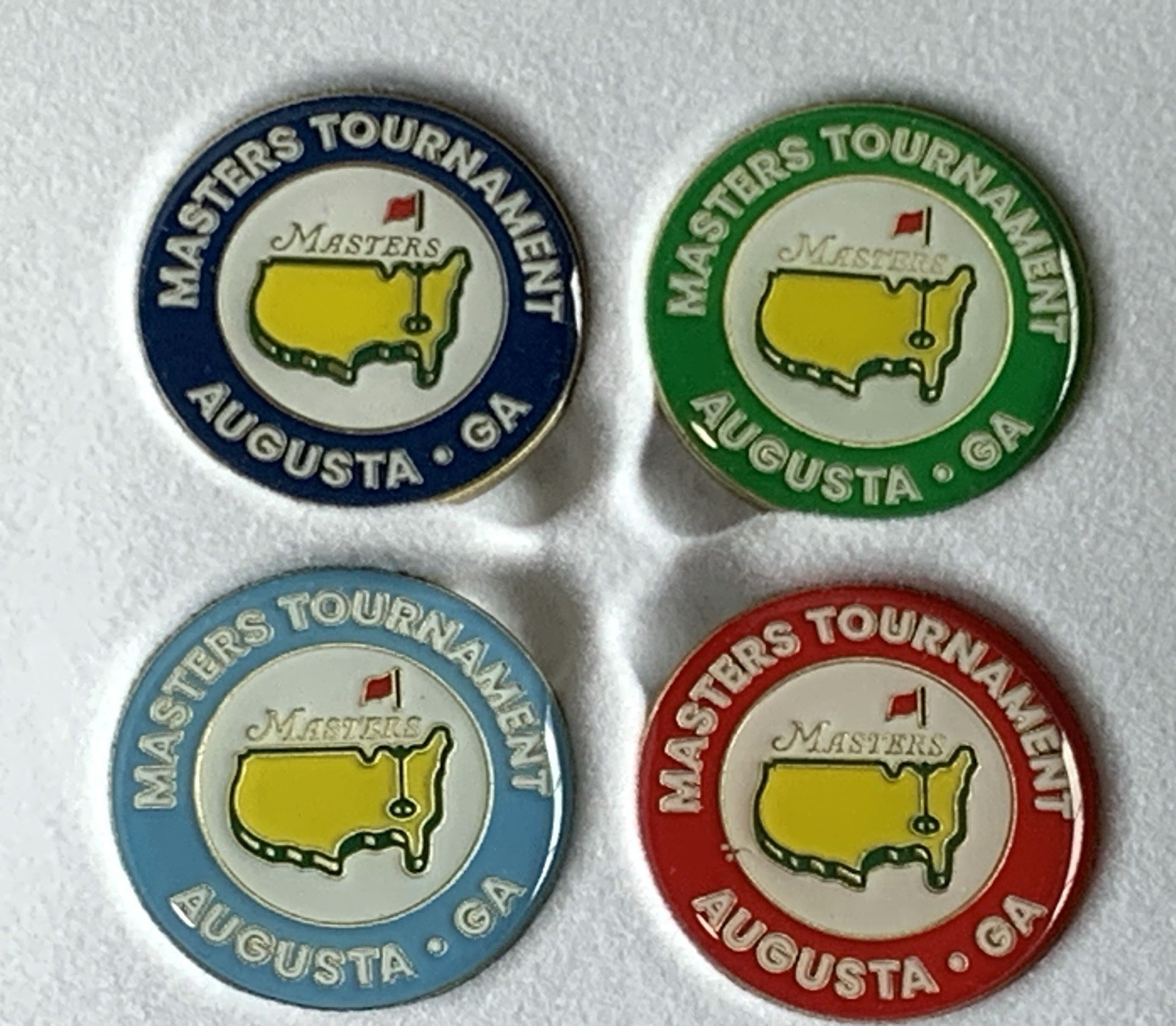 2025 Masters golf Ball Markers 4 pack pga new