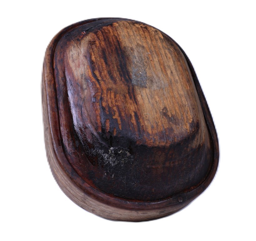 19th Century Eskimo Wood Oil Bowl