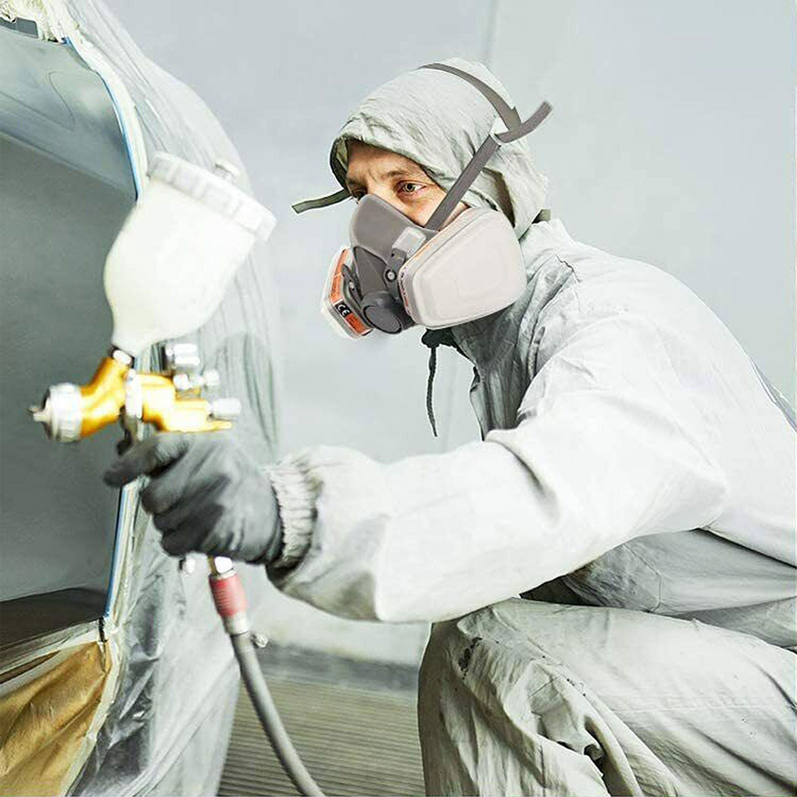 Head Harness Strap Assembly for 6200/6000/6100 Series Half Face Masks Respirator