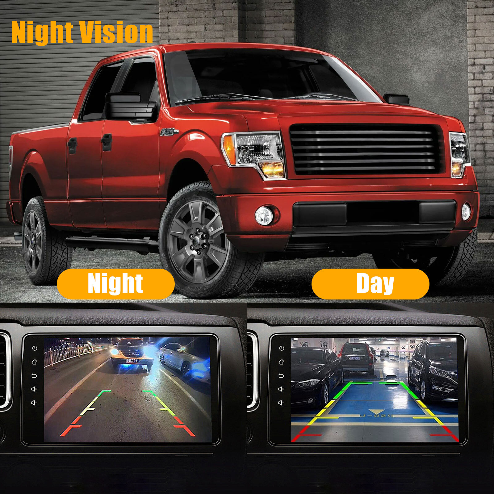 Tailgate Handle Camera Kit For Ford F150 F250 F350 1997-2003 2004 2005 2006 2007