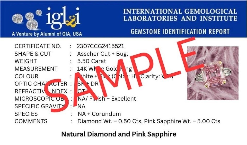 2.35 Ct Lab Grown Diamond Engagement Ring 14K Rose Gold Solitaire Size 6,7,8