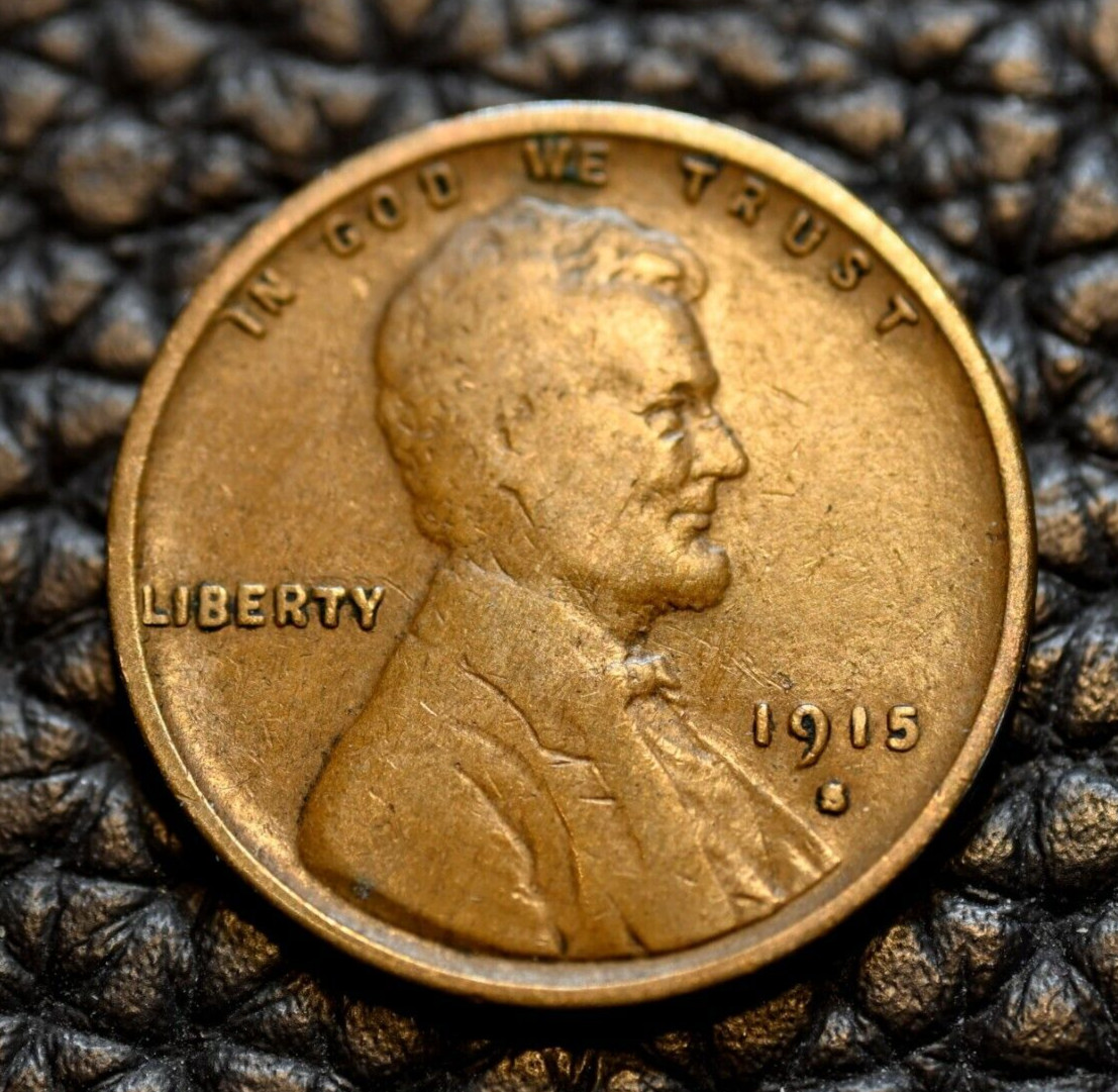 1915-S Lincoln Cent ~ VERY GOOD (VG) Condition ~ COMBINED SHIPPING!