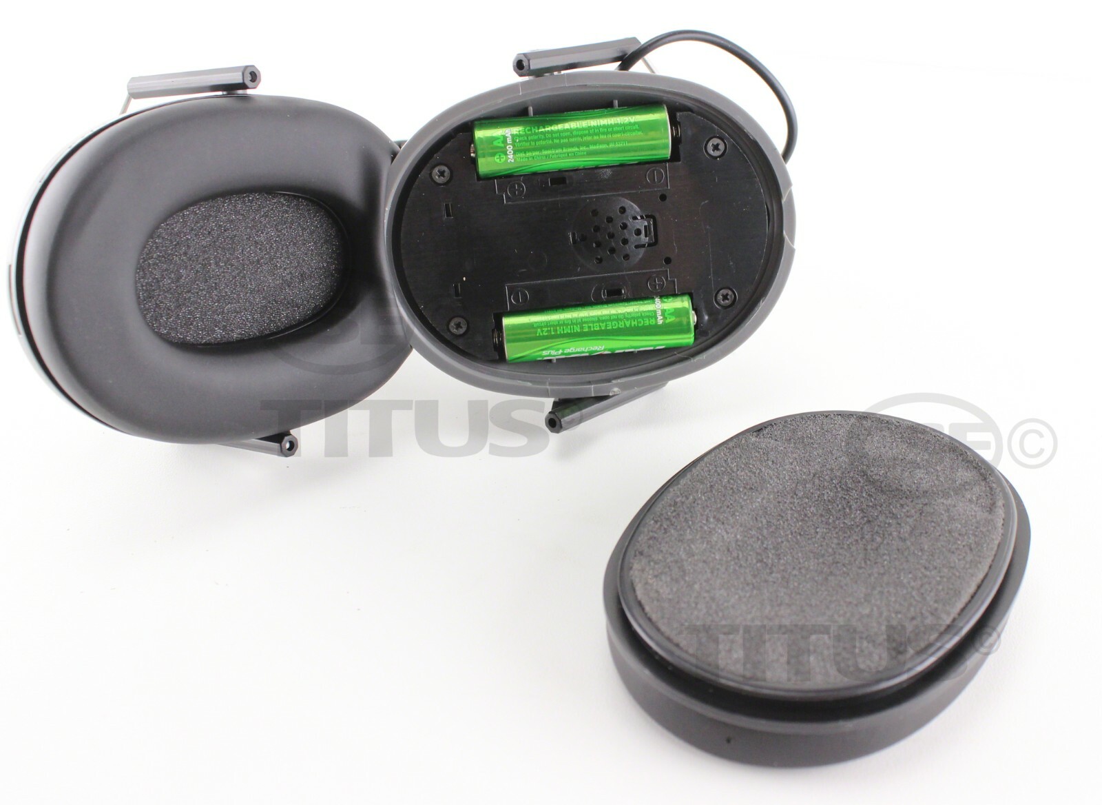 TITUS ELECTRONIC AMPED NOISE CANCELING EAR MUFFS 85DB