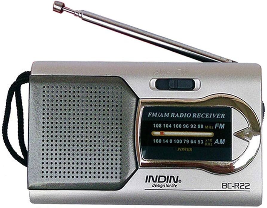 FM/AM Mini Radio Receiver Music Player Battery Operated Pocket Various Models