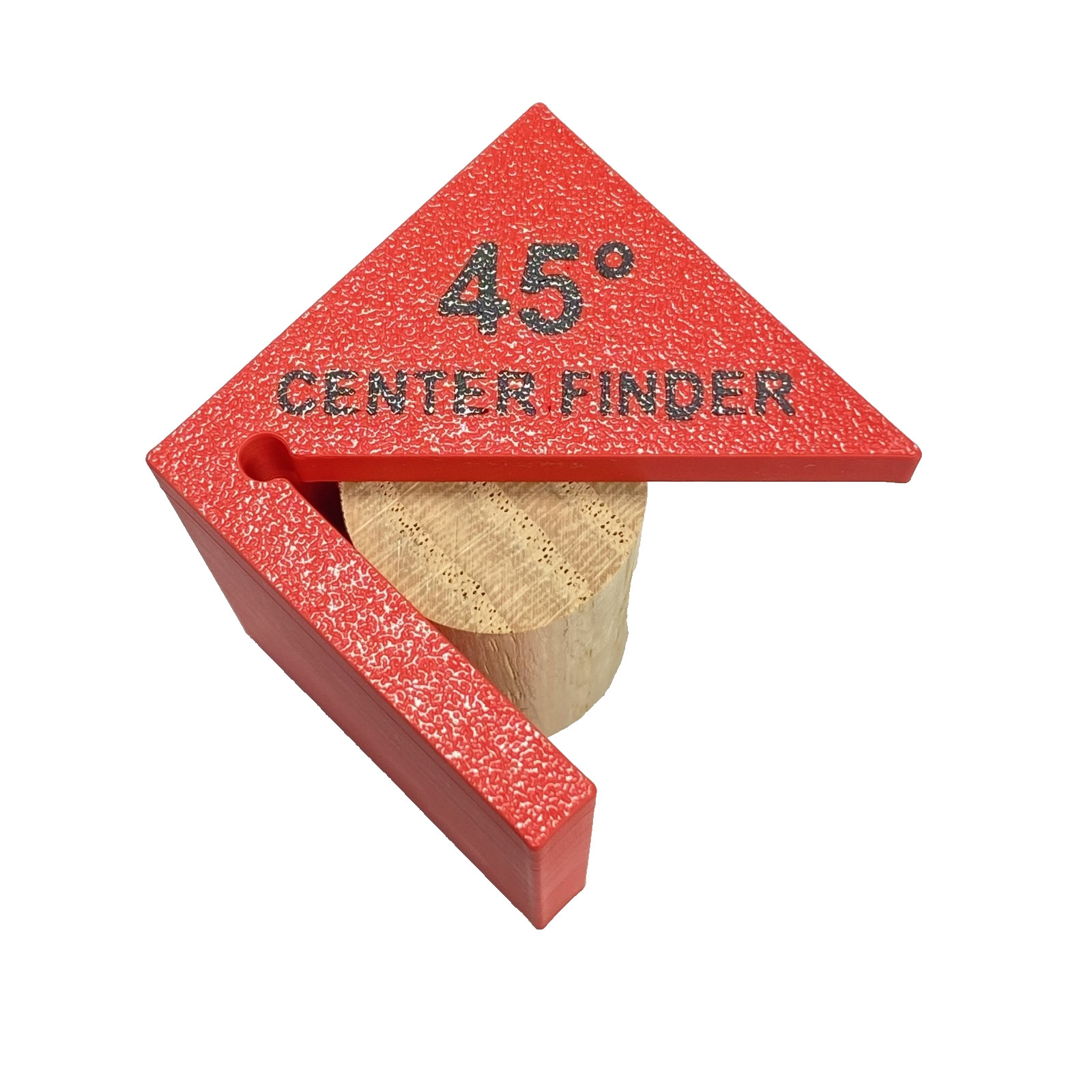 45° Center Finder Tool — Locate the Center of Round or Square Stock