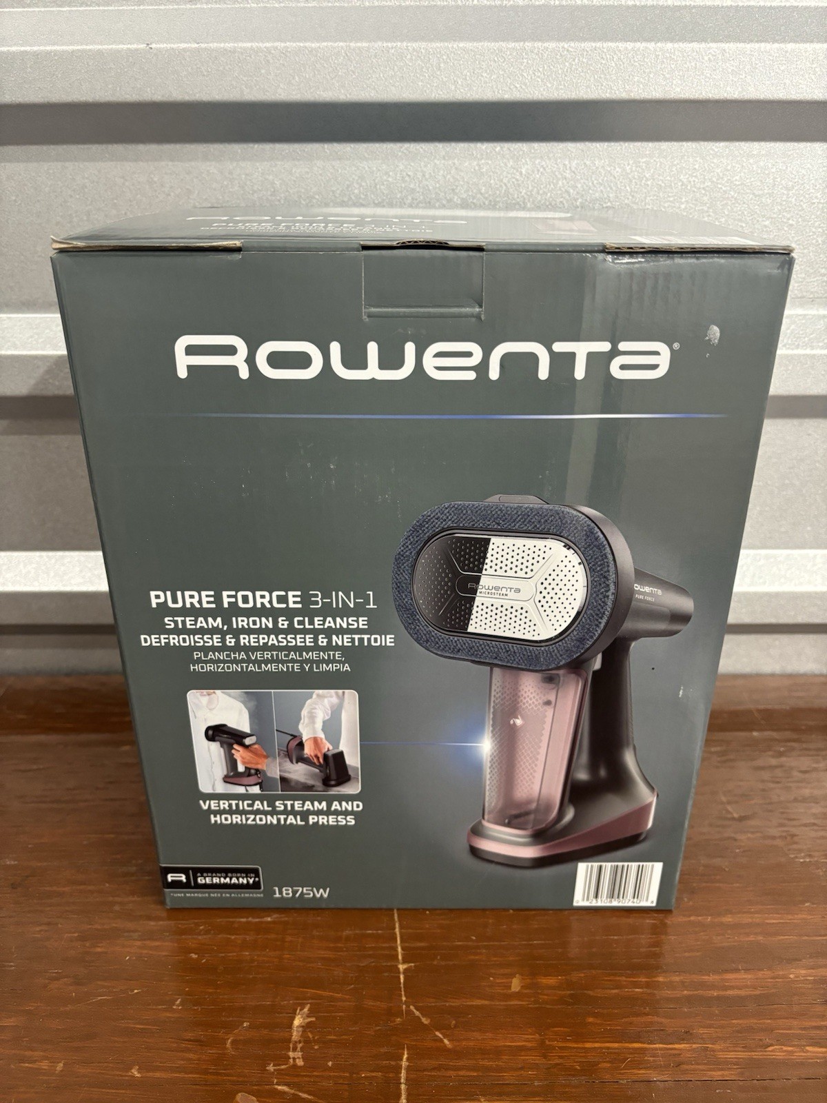 Rowenta Pure Force 3-in-1 Lightweight Steamer & Iron Brand New