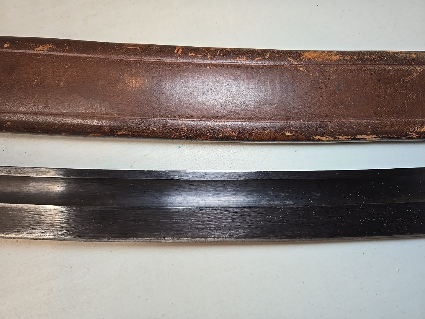 WWI Model 1917 or M1941 USN Naval Cutlass Sword w/Scabbard - US Navy - Klewang