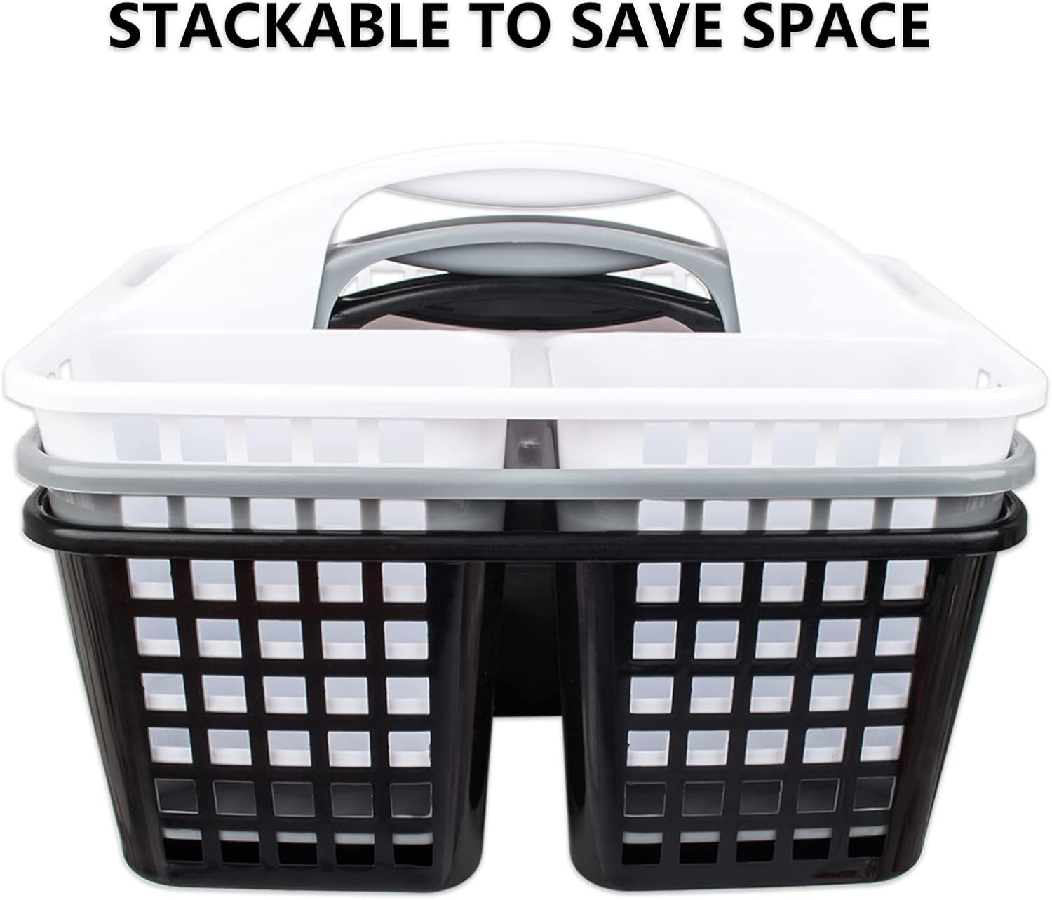 Shower Organizer Basket, Plastic College Essentials Holder