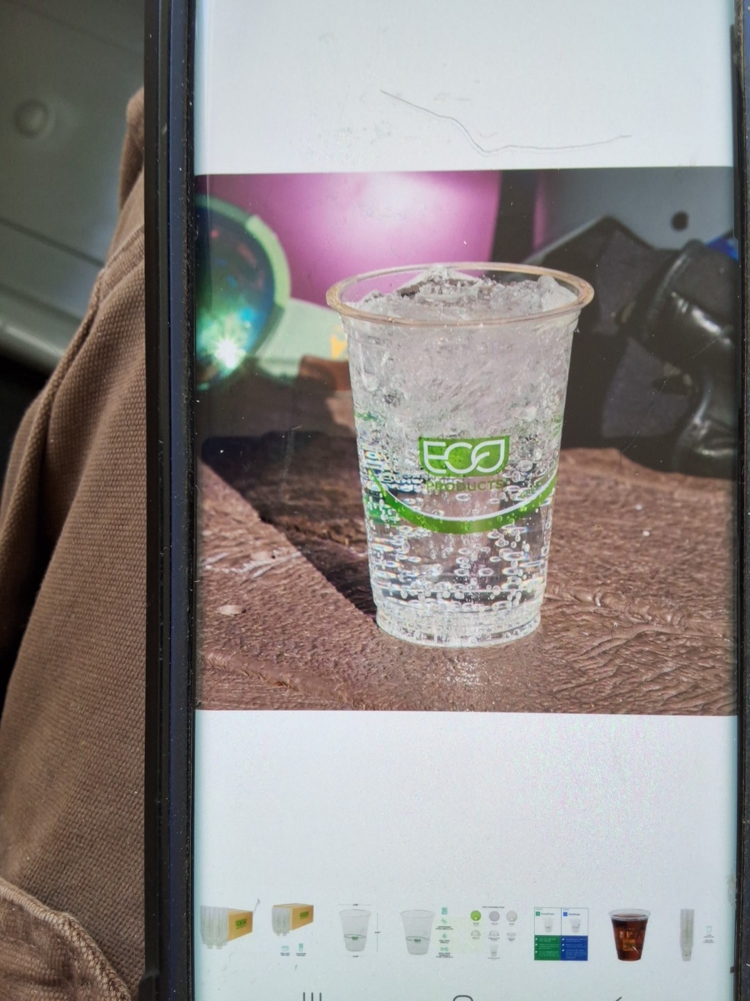 Eco-Products EPCC12GS 12 oz. GreenStripe Cold Cups - Clear (1000/Carton) New