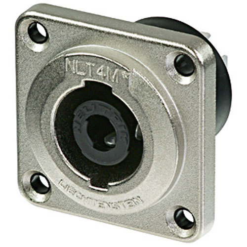 Neutrik NLT4MP Speakon STX 4P Male Chassis Connector Metal