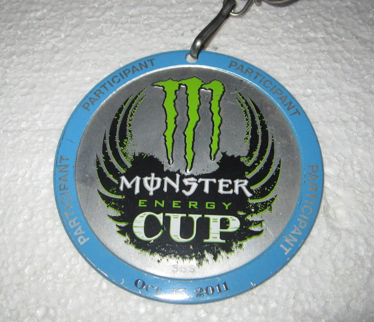 2011 MONSTER ENERGY CUP SUPERCROSS PARTICIPANT PASS & LANYARD Las Vegas smx