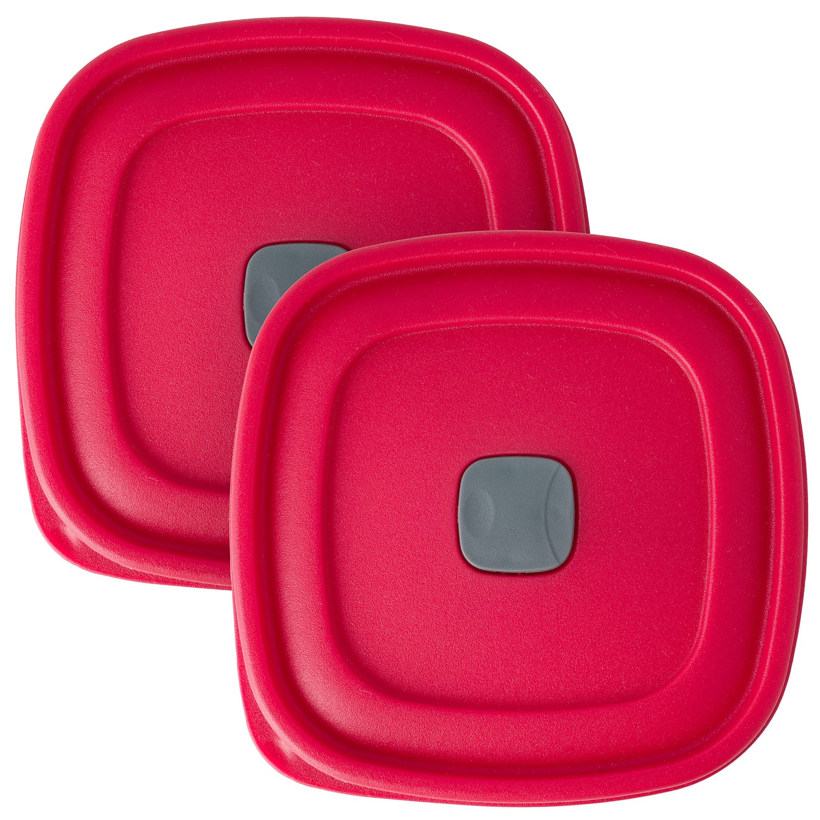 3/5/7 Cup Replacement Lids for Rubbermaid Food Storage Containers Steam Red