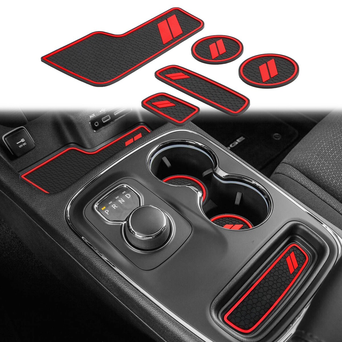 ARIDOSE for Dodge Durango 2014-2020 Accessories Car Cup Holder Insert Interior