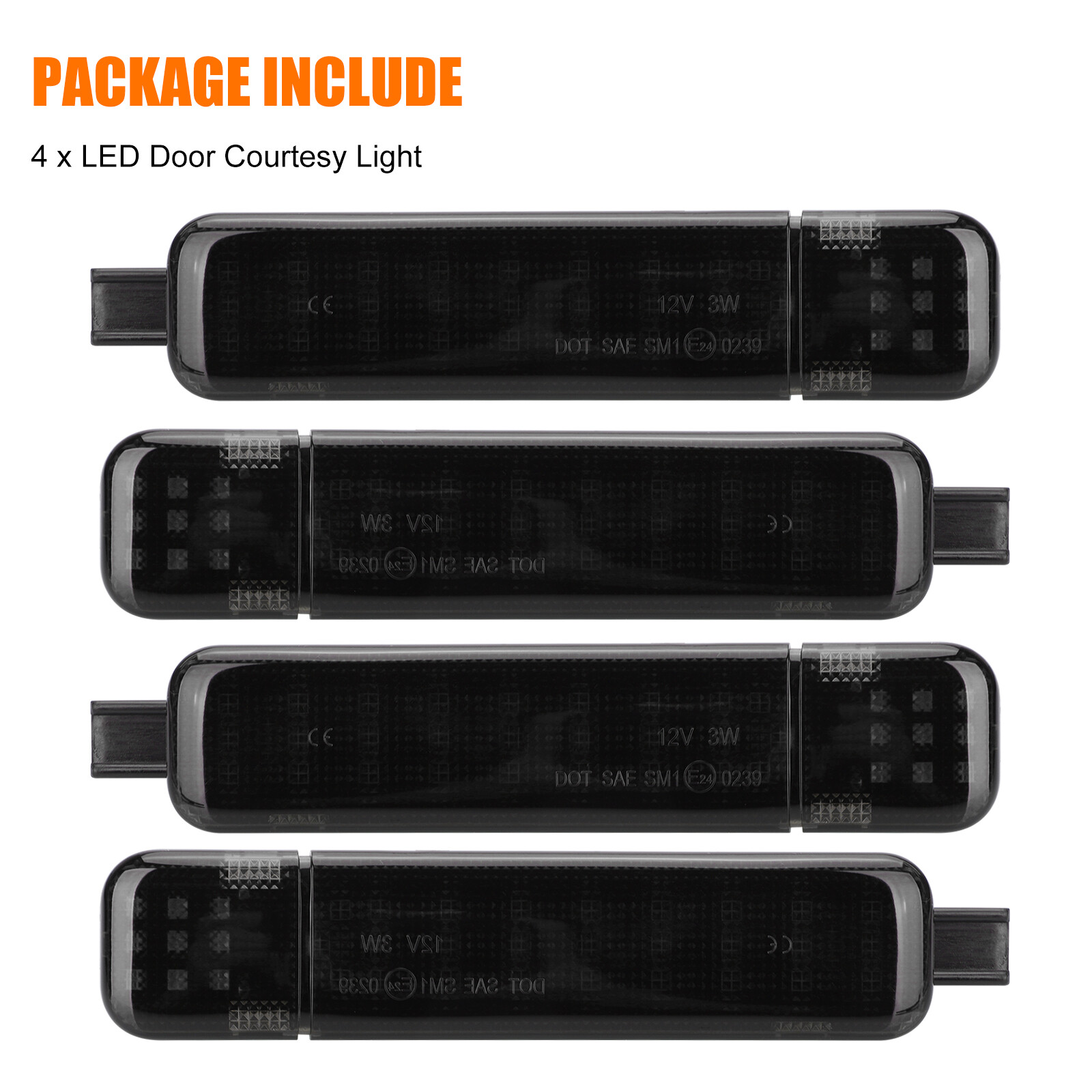 4PCS LED Door Courtesy Light For Silverado Suburban Chevy Tahoe GMC Yukon Sierra