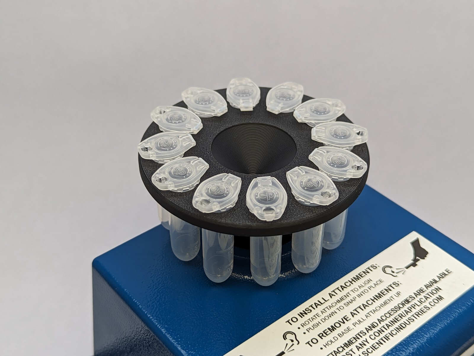 Laboratory Vortex Genie Attachment Vortex Mixer Cup Homogenizer 1.5-2.0mL Tubes