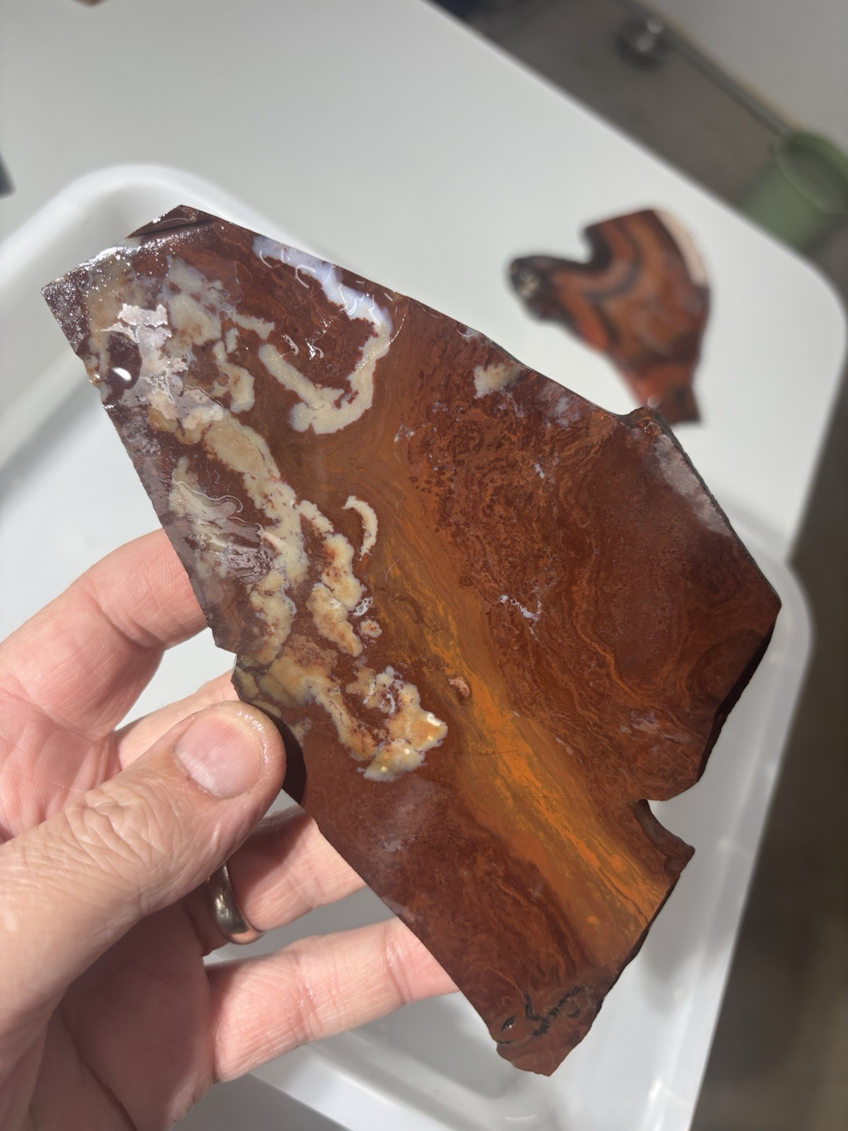 Heat Treated Poka Dot Agate Flint Knapping Arrow Heads Material Test Flaked