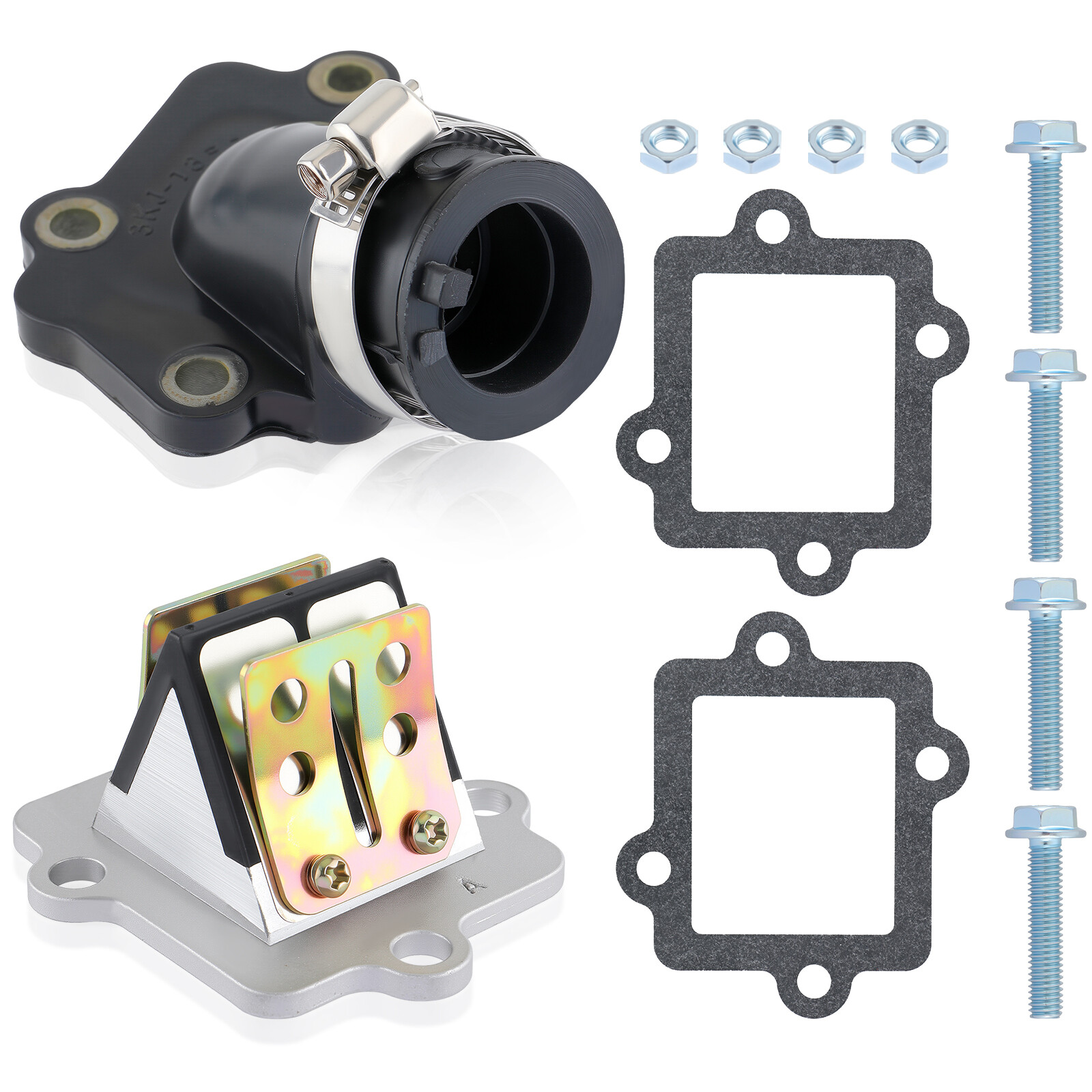 For Polaris Sportsman 90 2001 - 2006 Intake Manifold Boot Reed Valve & Gaske Kit