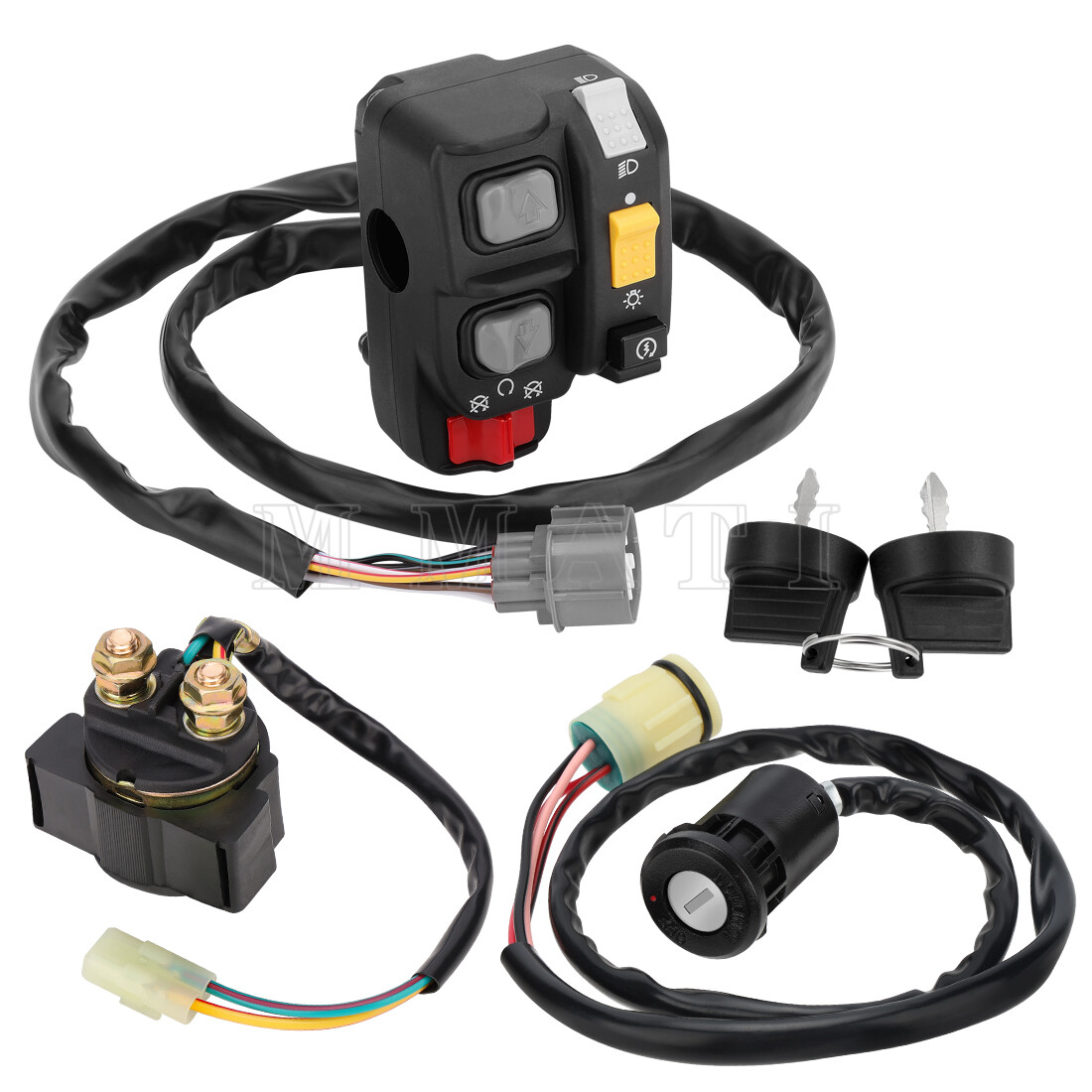 Handlebar Ignition Key Switch w/Relay for Honda Foreman Rubicon 500 TRX500 01-06