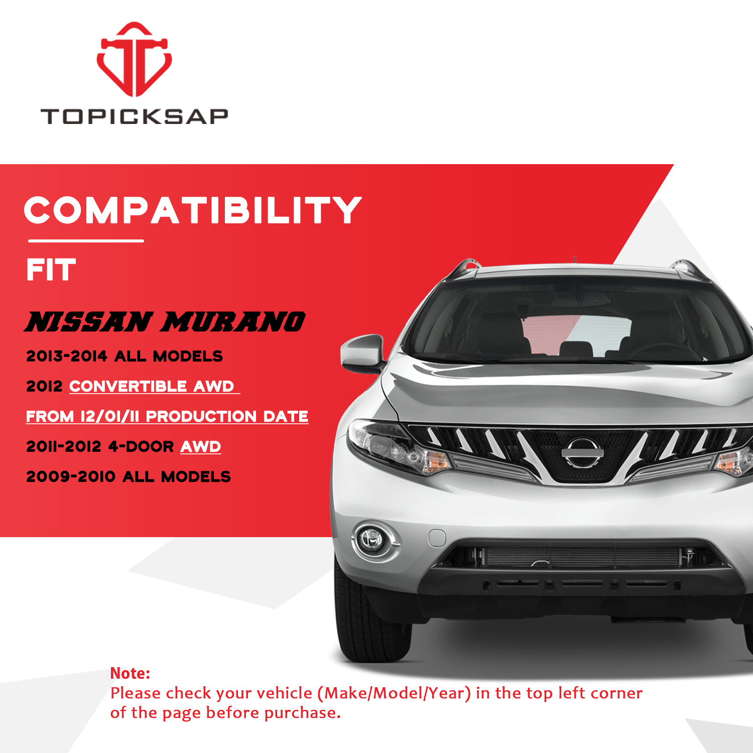 10pc Kit For 2009-14 Nissan Murano Front Control Arm Tie Rod Sway Bar Boot Link