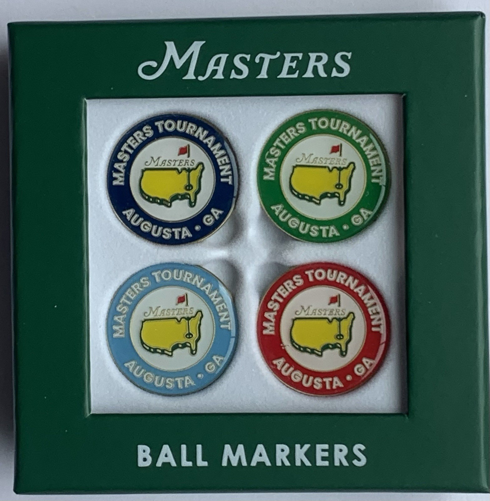 2025 Masters golf Ball Markers 4 pack pga new