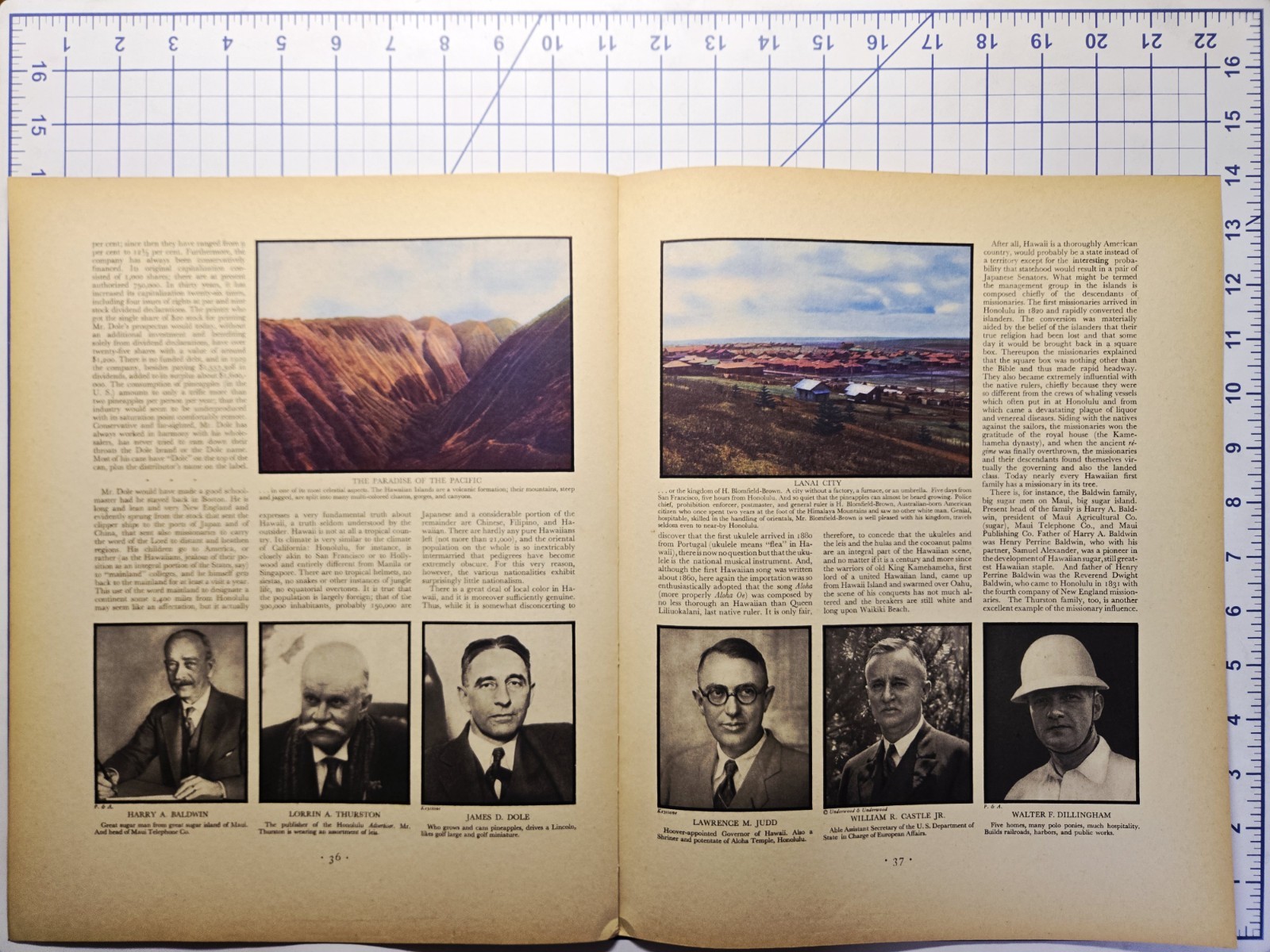 1930 Pineapples In Paradise Magazine Article Hawaiian Pineapple Co Lanai Dole