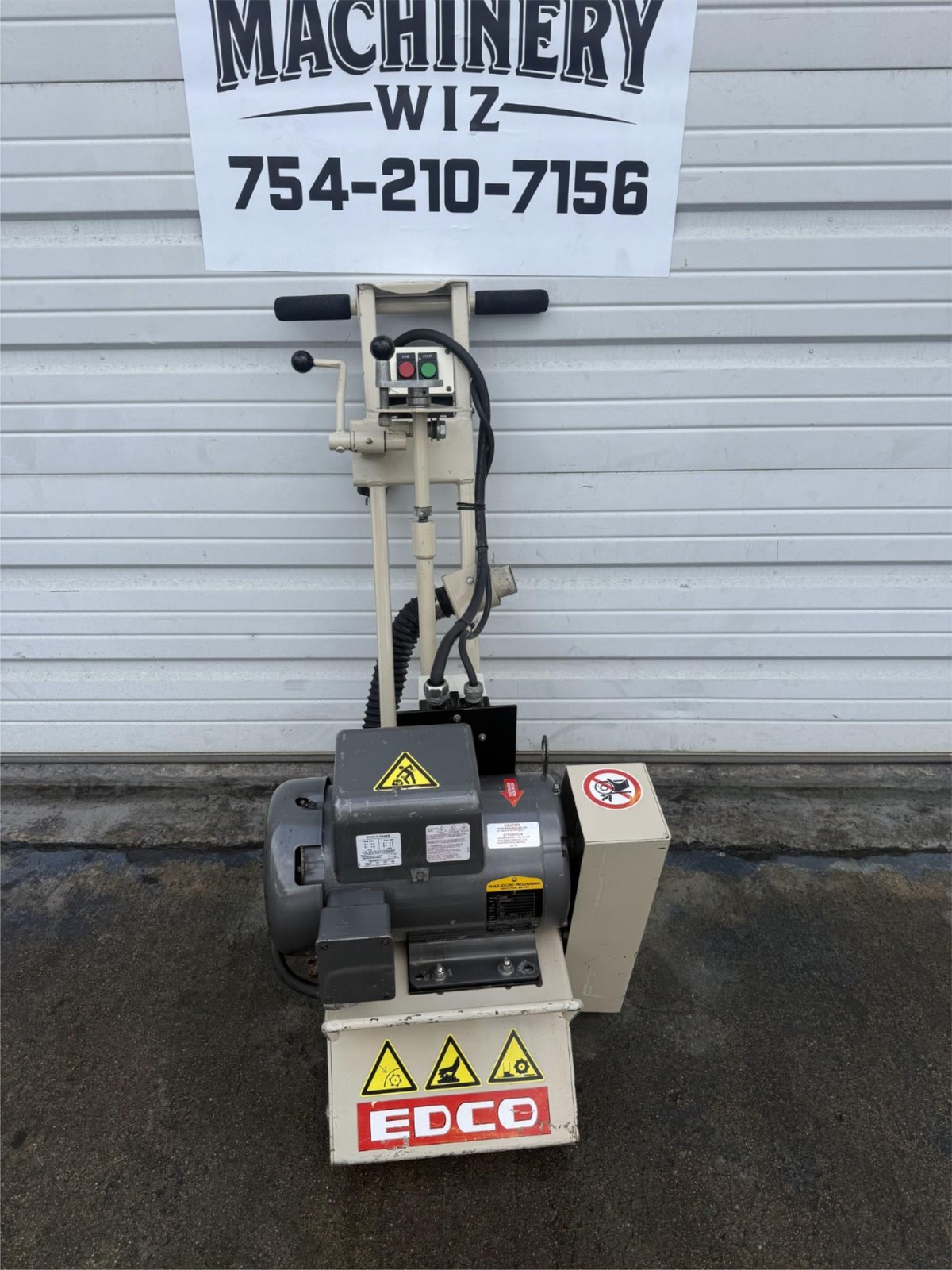 Edco CPM-8 Walk Behind Concrete Scarifier Grinder 220v Single Phase  L@@K