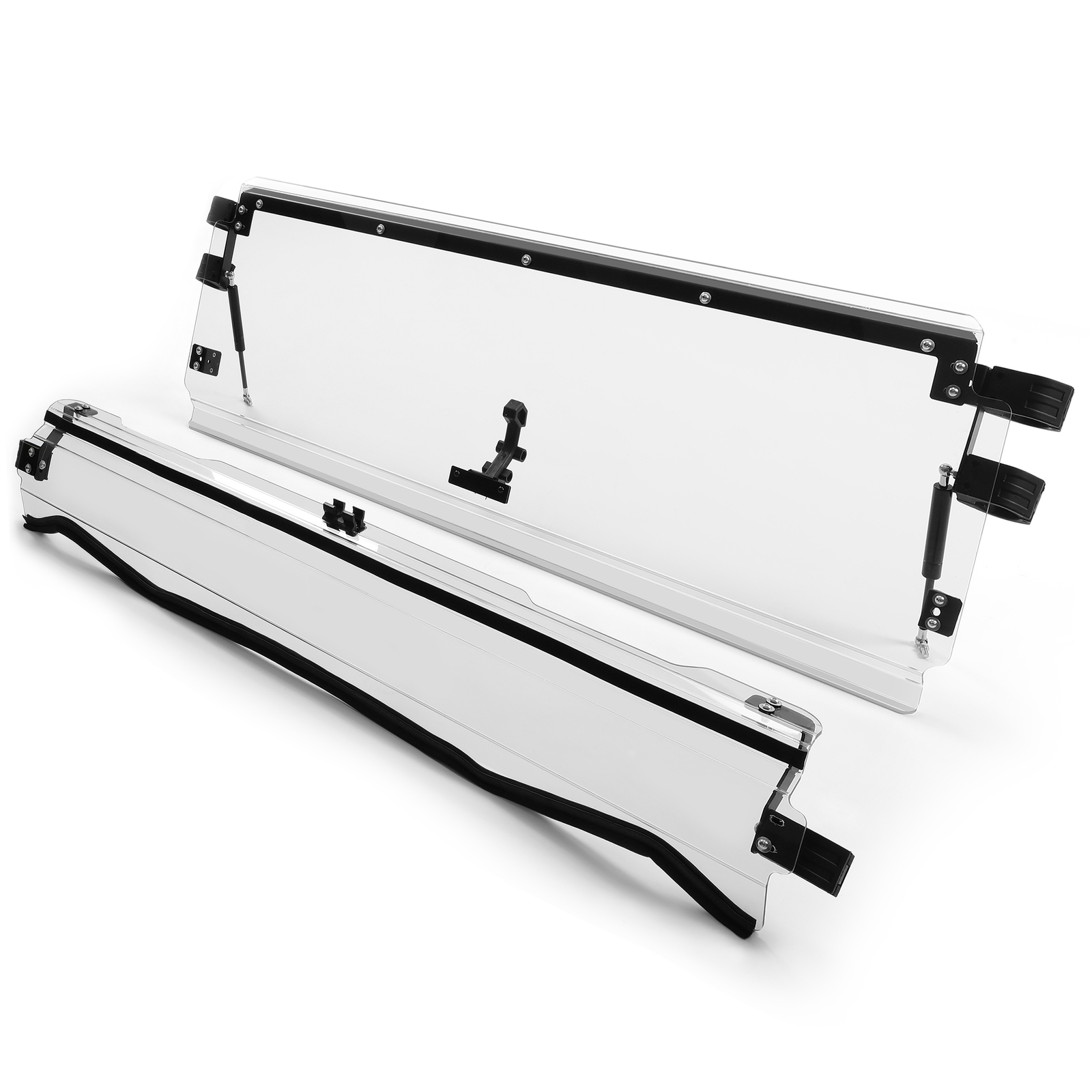 Folding Flip Windshield Scratch Resistant For Kawasaki Teryx 4 800/ 4 S ,2016-23