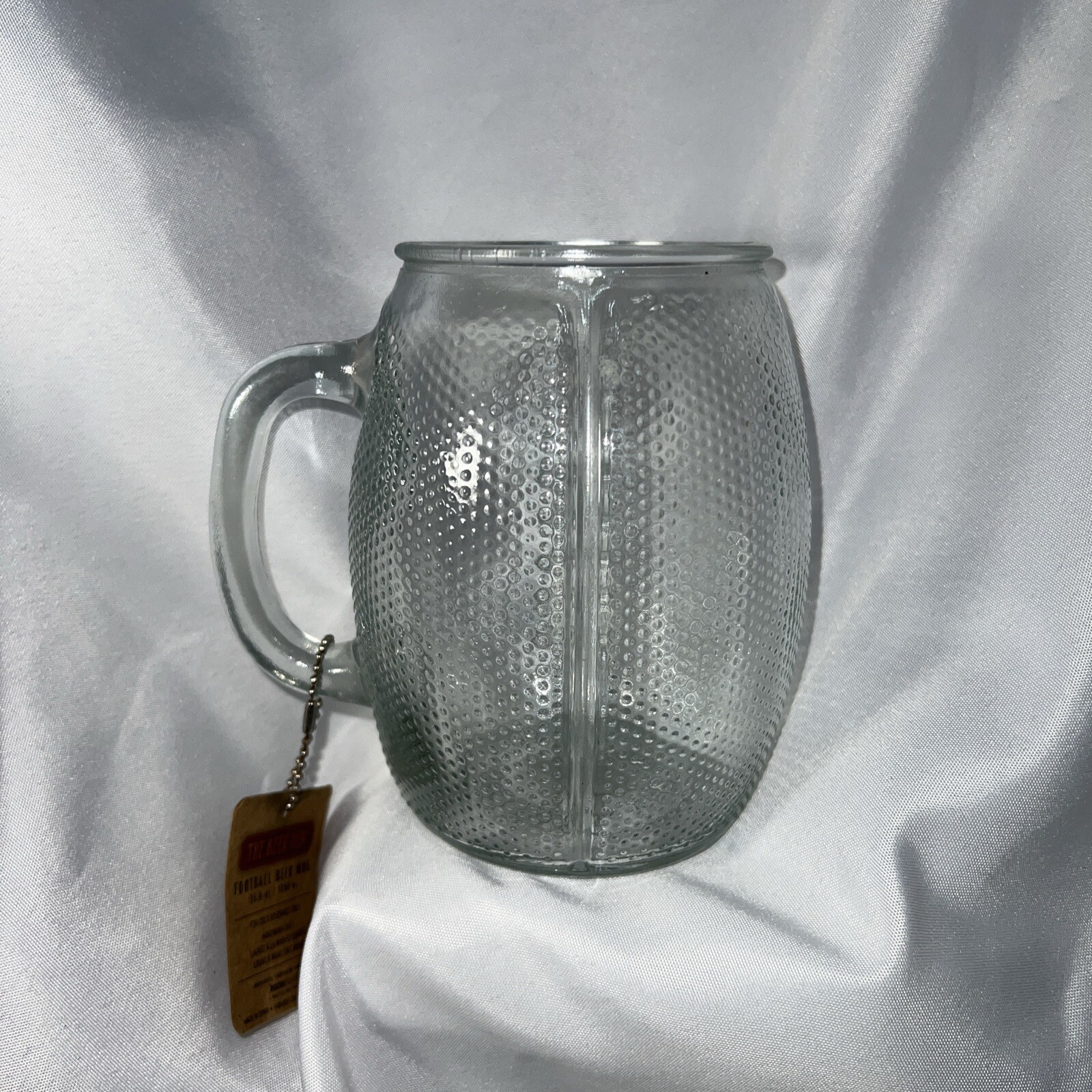 Home Essentials The Beer Den 36 oz Football Beer Mug Glass