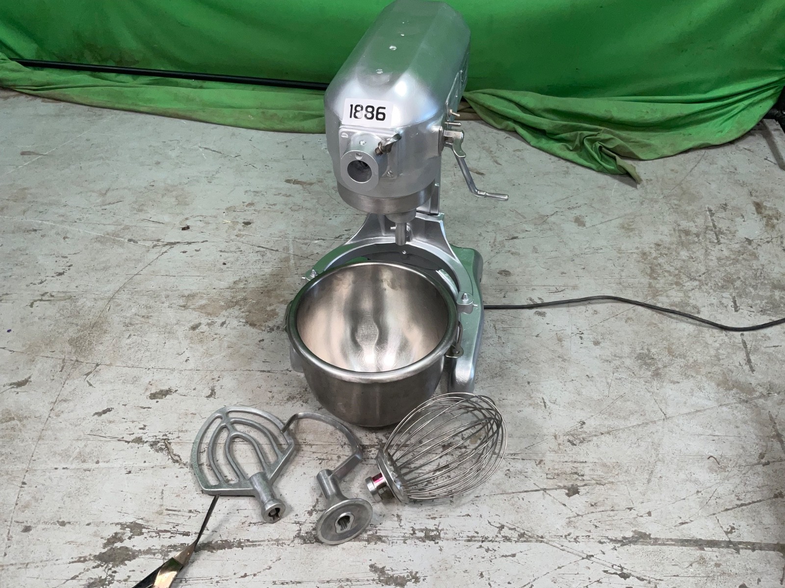 HOBART Commercial A120 Mixer 12-Quart Tabletop + Attachments 1886