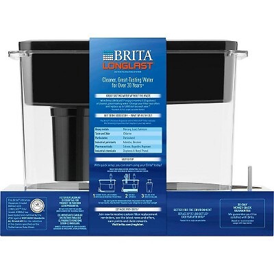 Brita XL 18-Cup BPA Free UltraMax Water Dispenser 1 Filter Black