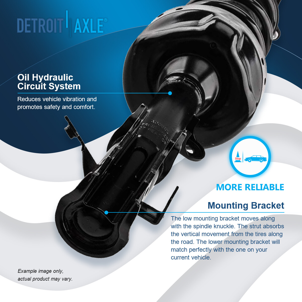 8pc Front & Rear Struts w/ Coil Spring + Sway Bar Links for 2007-2011 Honda CR-V