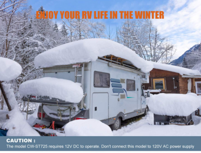 FACON CW-ST725 OEM 7.25" x 25" STEP/TANK HEATER PAD w/AUTOMATIC THERMOSTAT *S46