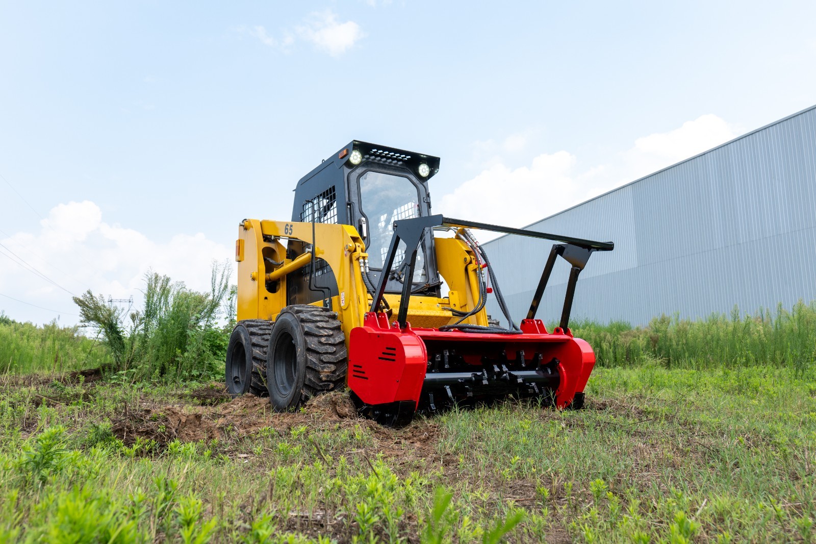 46" Forestry Mulcher Cutter for Bobcat Skid Steer Tree Removal Land Clearing