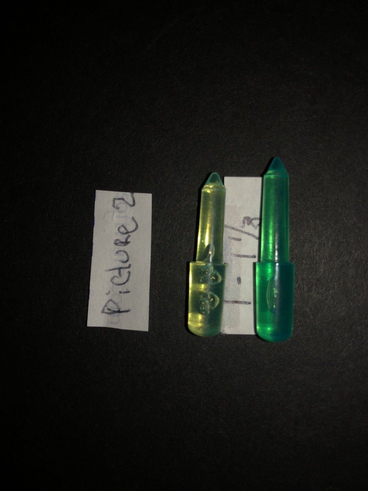 200 Lite Brite Bubble pegs 1 1/8 inch evenly distributed, and always sanitized.