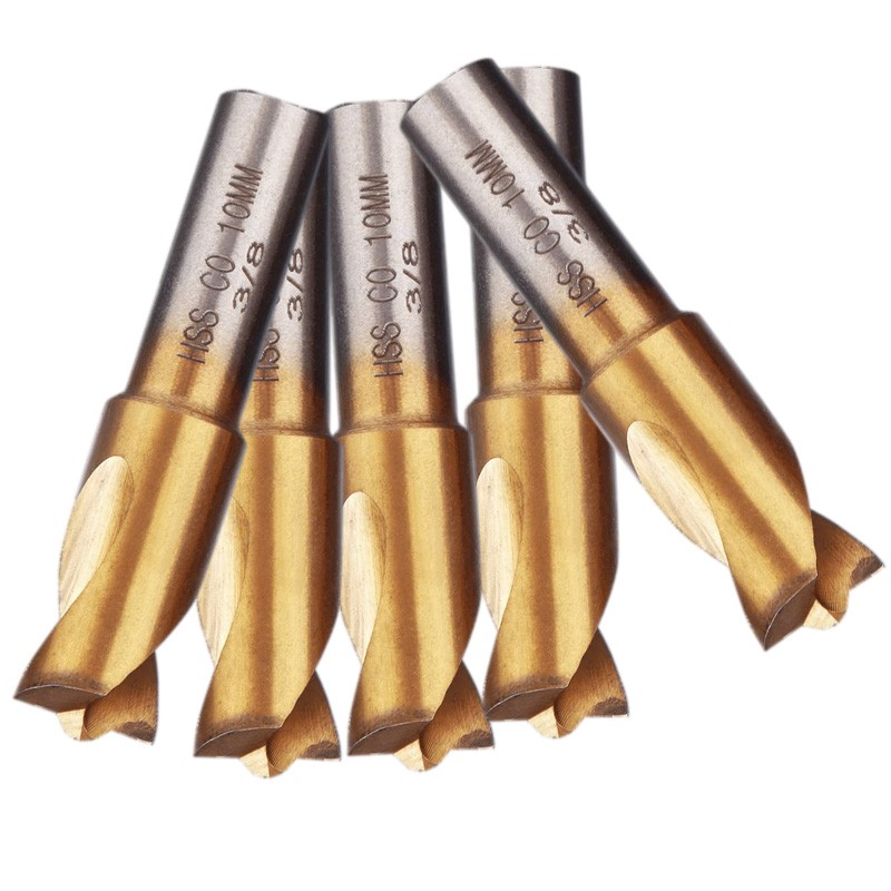 5pc 3/8" 10mmSpot Weld Drill Bits HSS Titanium Coated Cobalt Spot Cutter Set