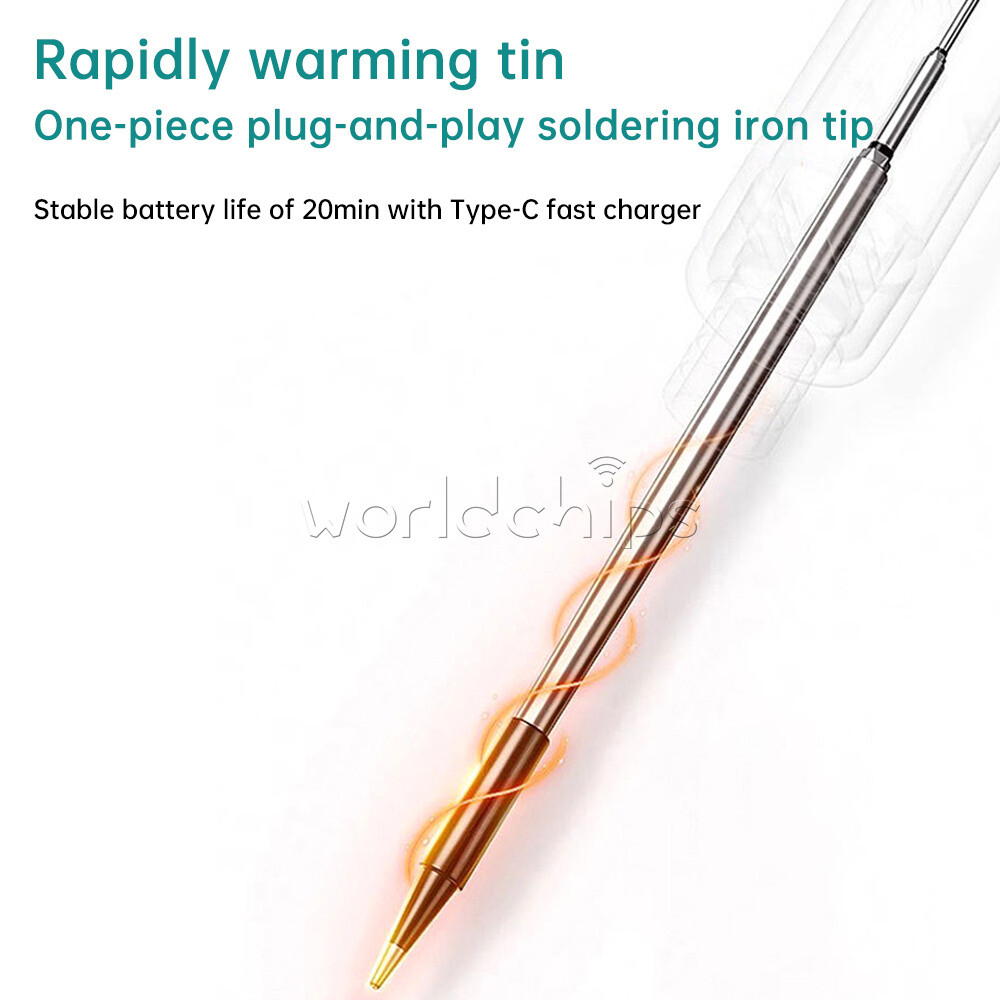 Type-C Wireless Soldering Iron Kit Portable Rechargeable Soldering Iron