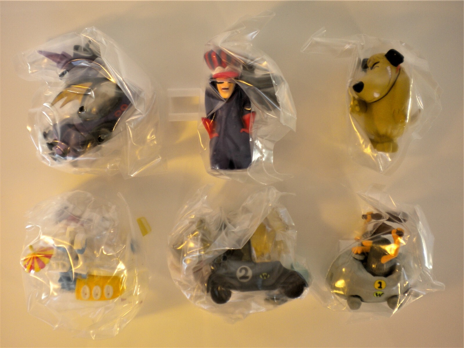 BANDAI 2000 CHIKICHIKI MACHINE FIERCE RACE WACKY RACES 1968 HG REAL FIGURE SET