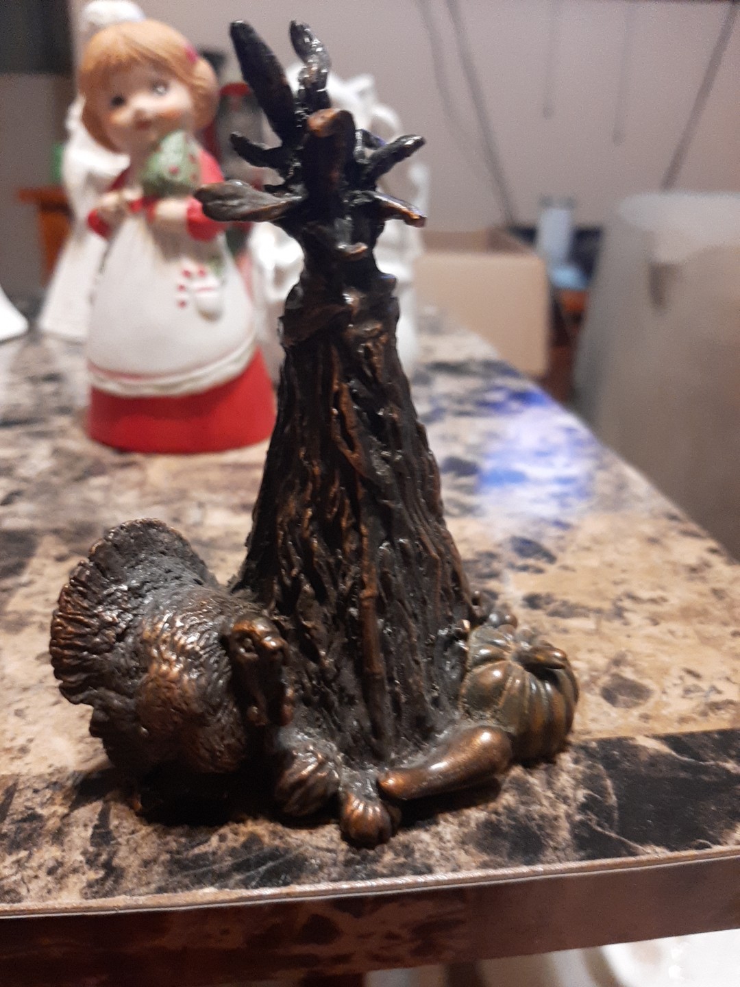 Bronze Thanksgiving/Fall Decoration Bell Made in Ukraine