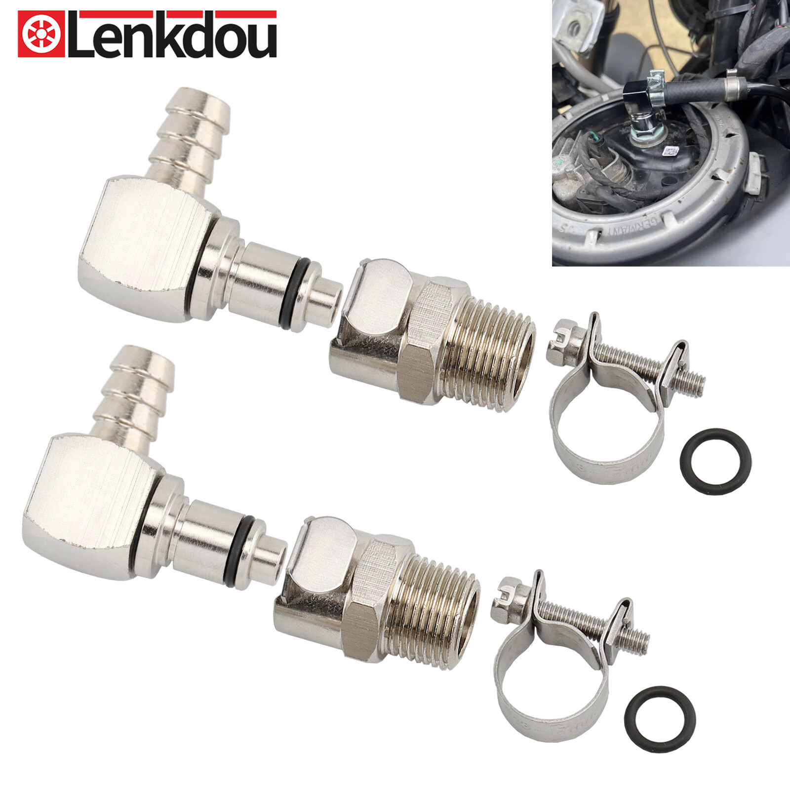 Gas Fuel Pump Line Hose Quick Release Disconnect Coupling 1/4" BSPT For Triumph