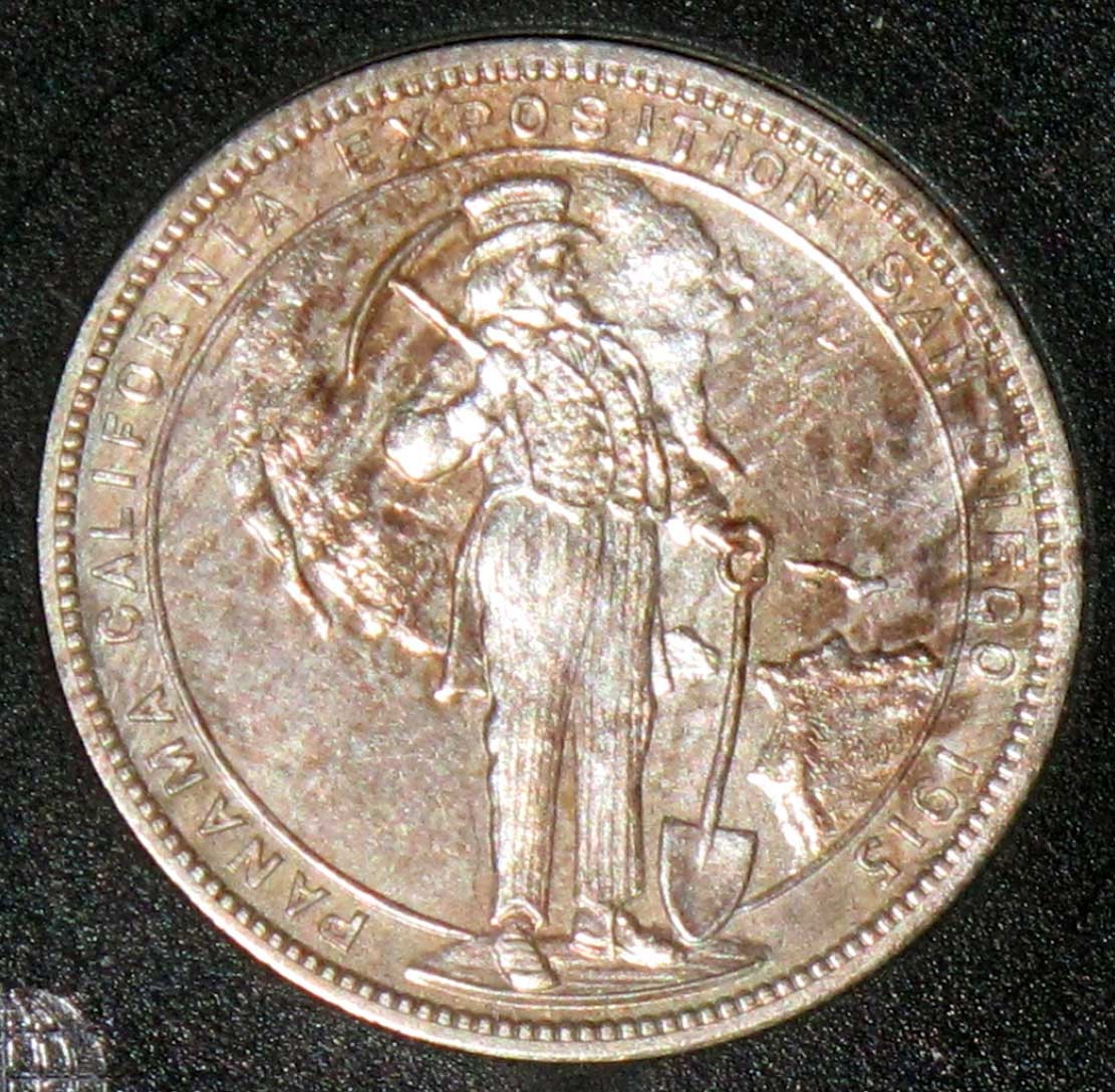 1915 HK-426 : Silver S.S. Ancon Panama-Pacific Exposition So-Called Dollar