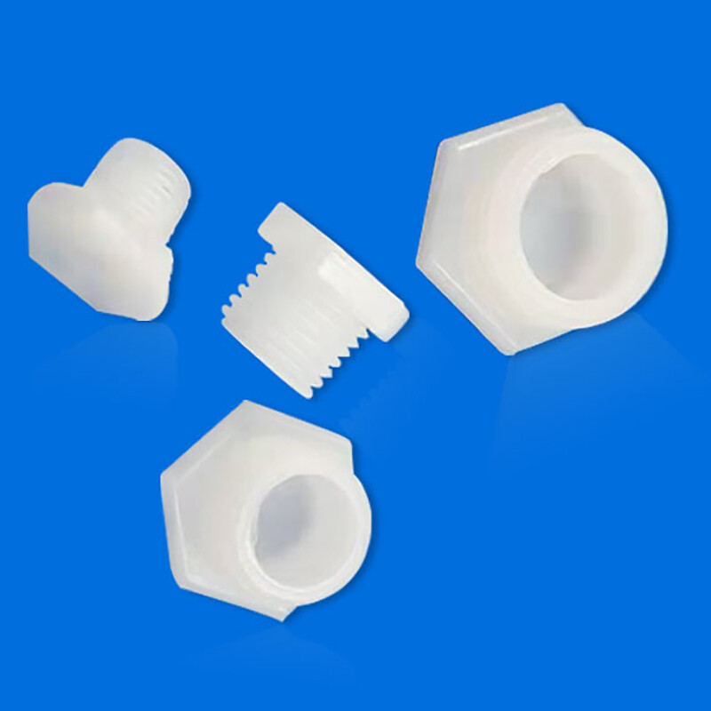 Plastic Tube Stopper Threaded Plugs Bung End Caps Barbed Hose Fitting Inserts