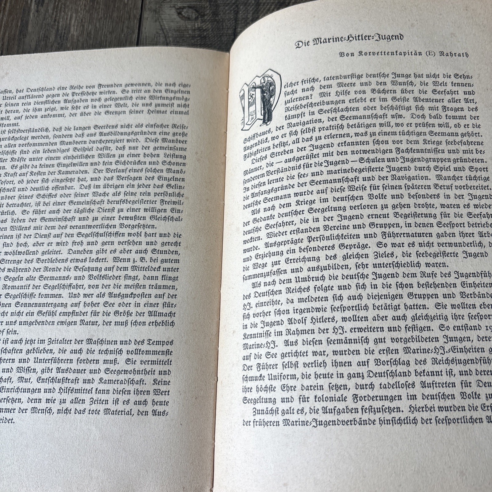 Fahrbuch Der Deutchen Kriegsmarine 1939 print German WWII Very Rare!