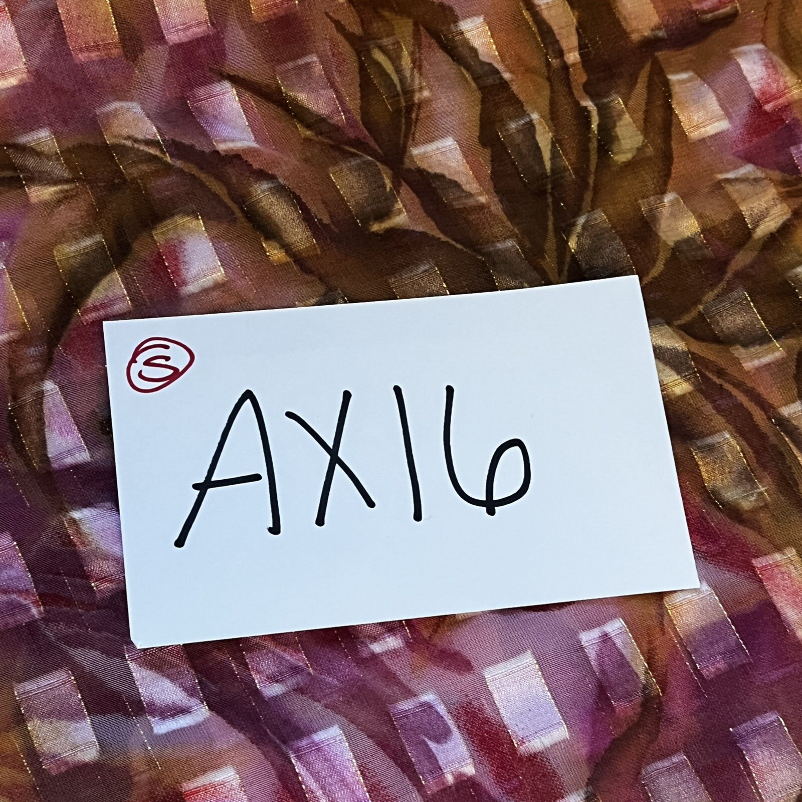 Palm Tree Print Scarf One Size Square Woven Tropical Casual VINTAGE