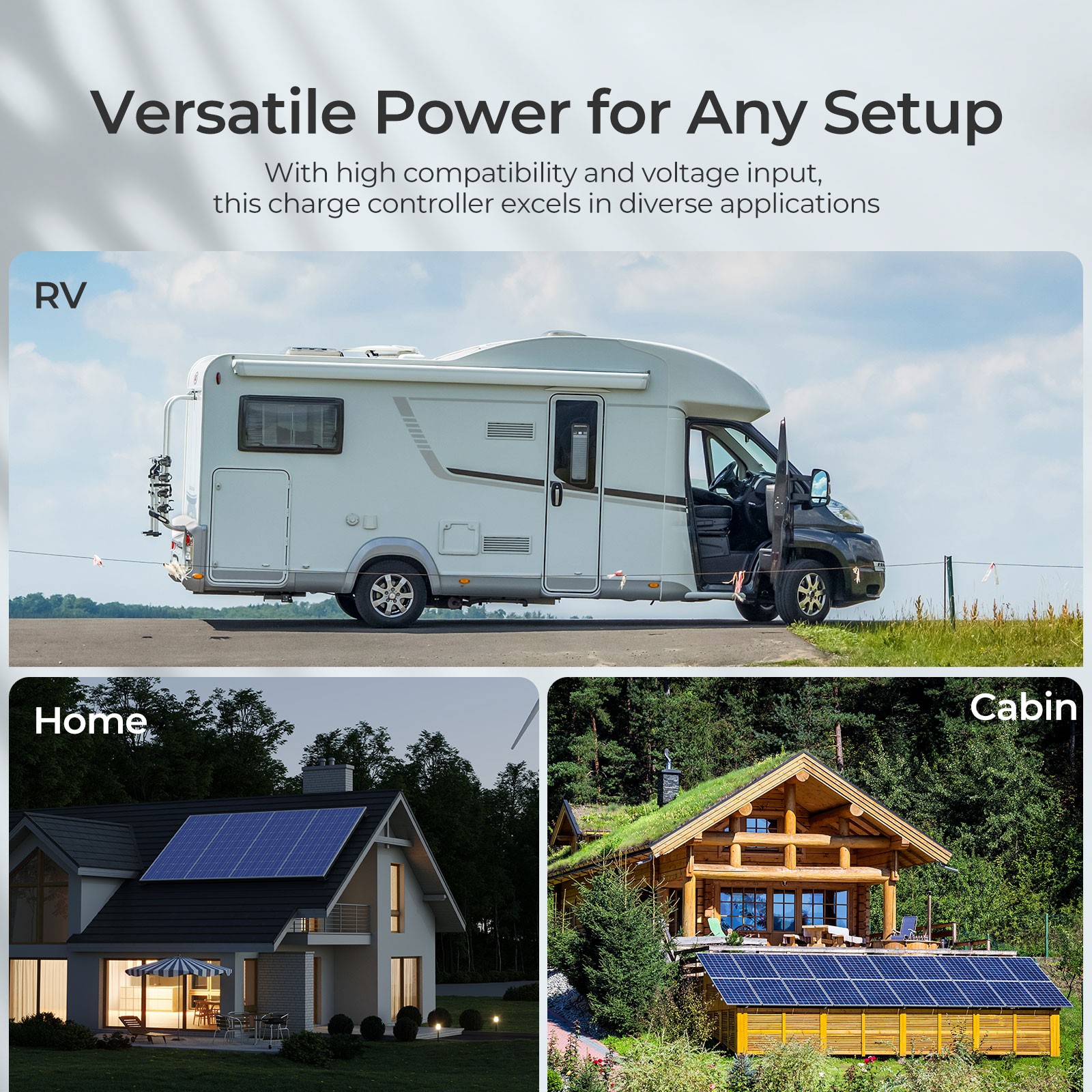 Renogy 60A MPPT Solar Charge Controller 12V/24V/36V/48V For RV Refurbished