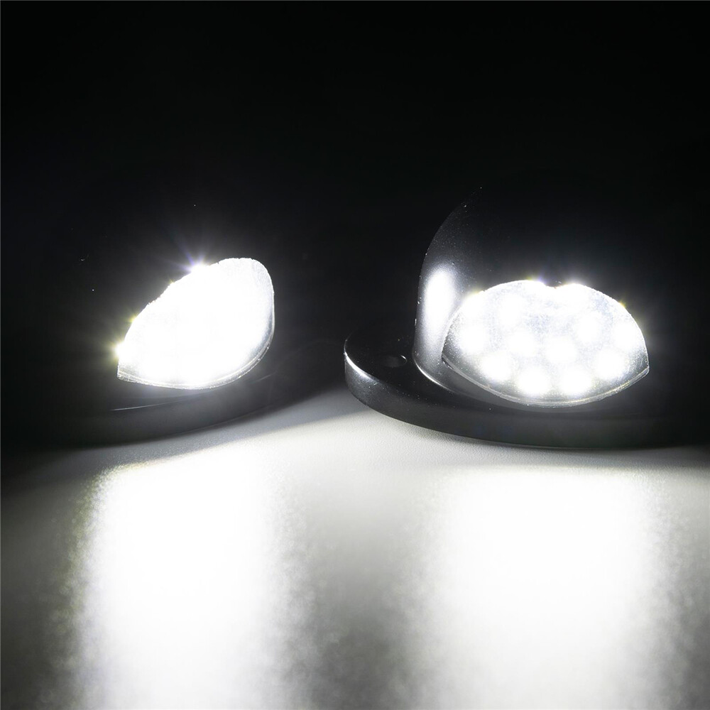 White LED Rear License Plate Lamp Light for 1994-2001 Dodge RAM 1500 2500 3500