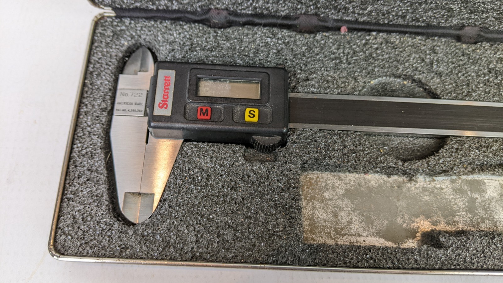 Starrett No. 722 Digital Caliper with Original Hard Case
