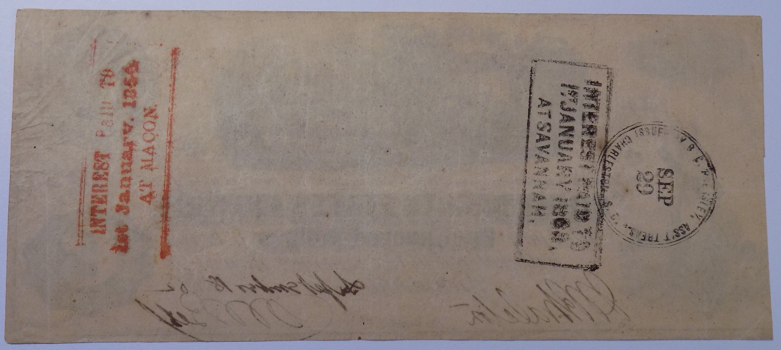 1862 $100 Confederate States of America Train T-40 mid VF