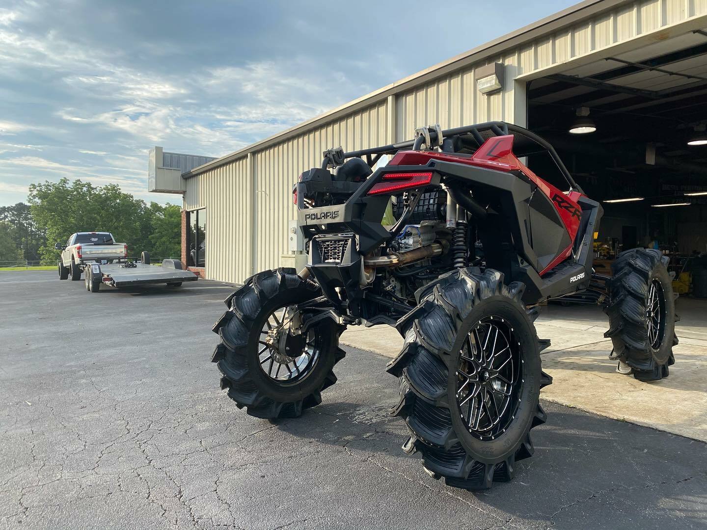 L&W Fab High Clearance Direct Bolt Rear Radius Rods for Polaris RZR Pro XP