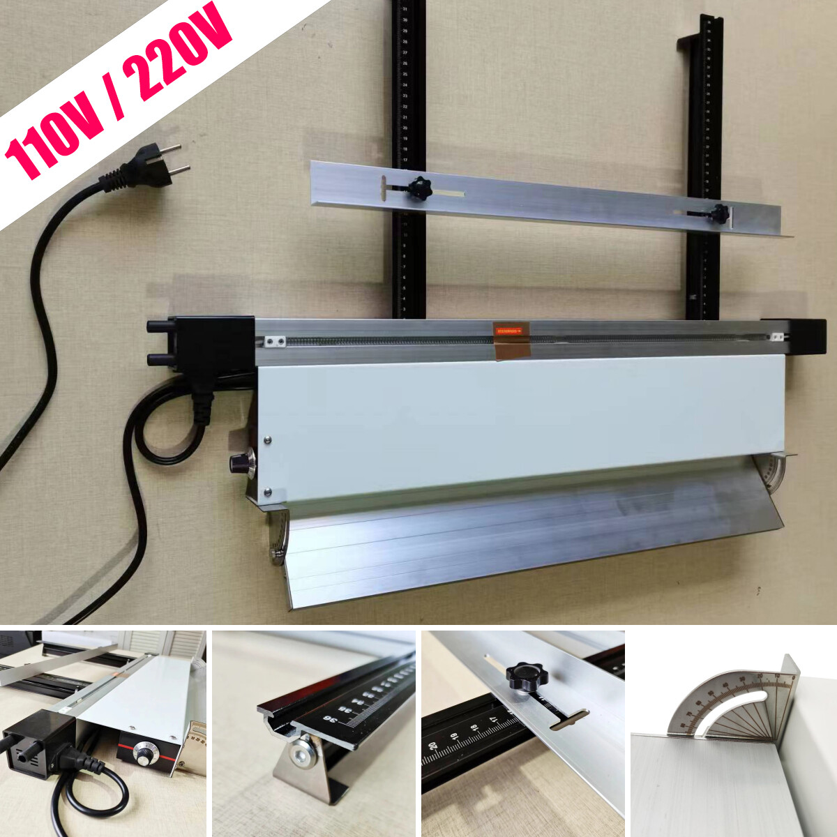 600mm Acrylic PVC Plastic Bending Machine Sheet Plexiglass Bender Angle Holder